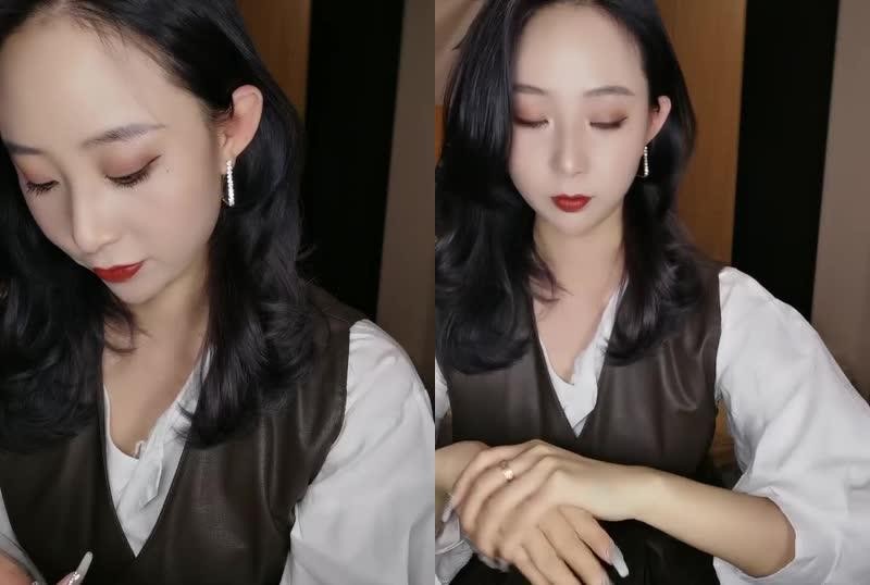 難得一見的極品黑絲御姐❤