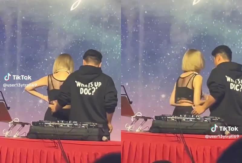 南霸天DJ大奶走光