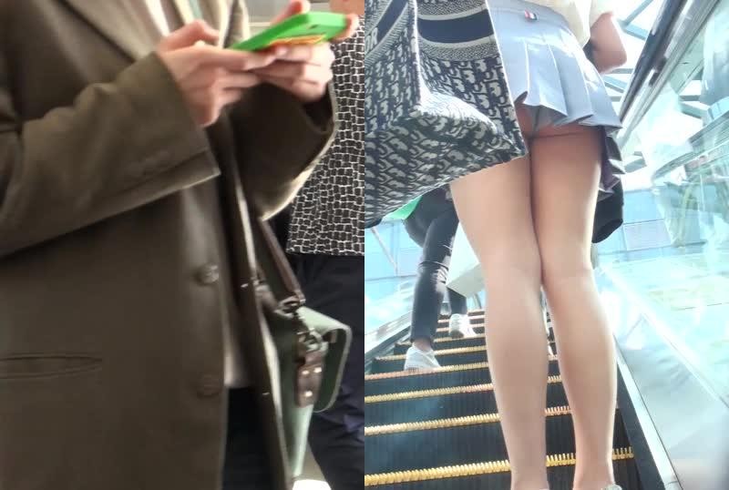 手扶梯禮讓有回報