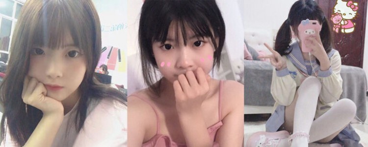 嫩妹雙馬尾高中生 網調訓練