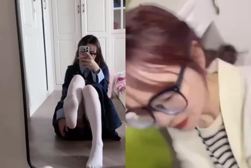 眼鏡娘硬控整場目光