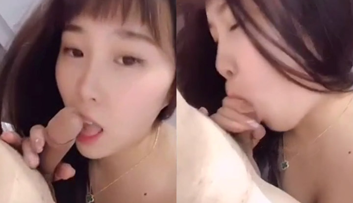 小美女這麼專業的口技，讓人爽到直接噴出～