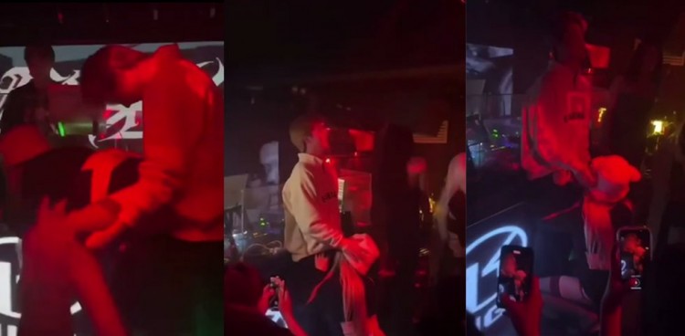 knight 酒吧二代哥全場最高消費 DJ妹妹跪下激情表演